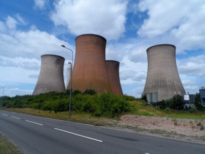 The Rugeley coal-fired power station, which stopped operating in 2016, in Staffordshire, England.