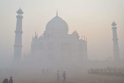 Smog shrouds the Taj Mahal in Agra, India, last November.

