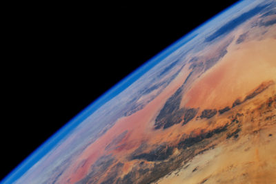 The Libyan Desert as viewed from space.