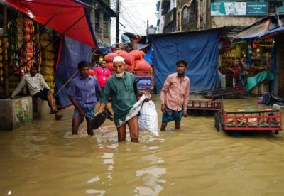 Flooding in Sylhet, Bangladesh, June 2022.