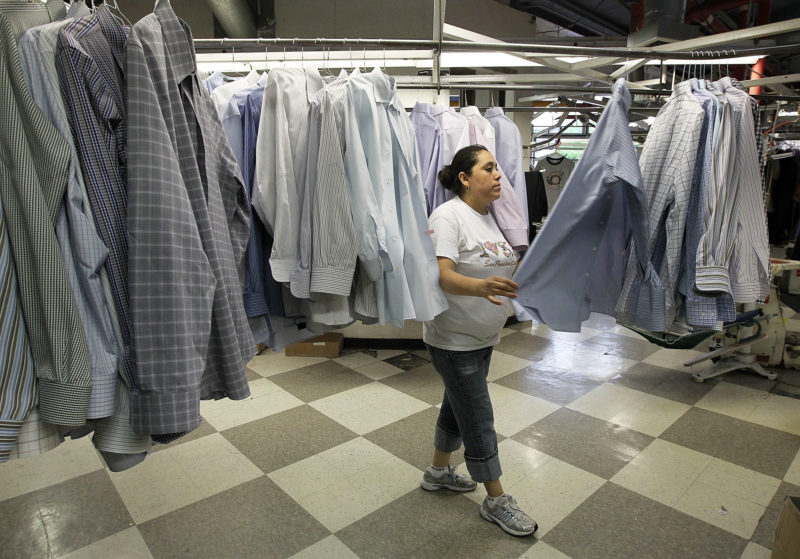 Dry-cleaning shops have long used the chemical compound TCE to remove stains from clothing. 
 