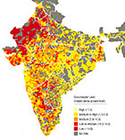 India groundwater levels