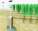 Airdrop irrigation device
