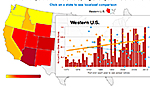 Climate Central Wildfire Map