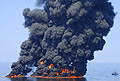 Controlled burn BP Oil Spill