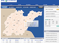 China Water Pollution Map