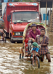 Monsoon floods Bangladesh