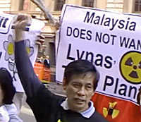 Lynas Protest