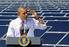 Barack Obama at Solar Plant