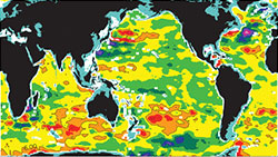 ocean heat map